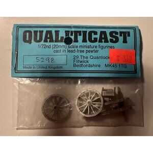 Qualiticast 1/72nd 20mm Scale Miniature Cast In Lead-Free Pewter, Made in UK